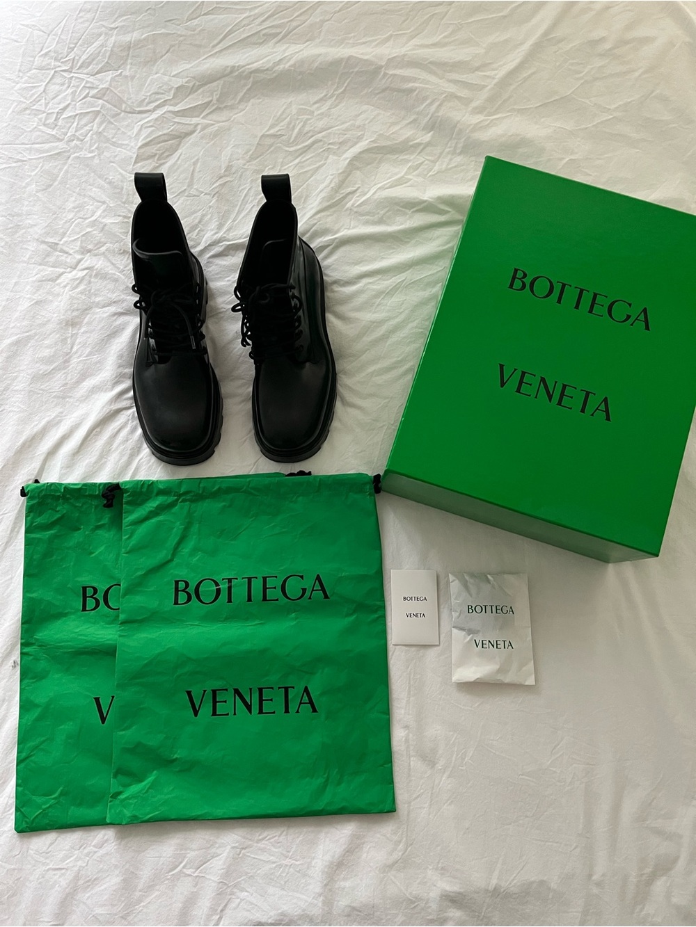 Bottega Veneta Stride Rubber Boots in Black
